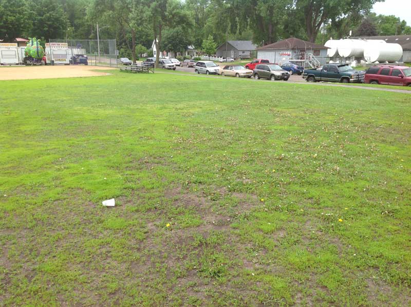 The “hands off” and touted “environmentally friendly” approach to athletic field maintenance. 